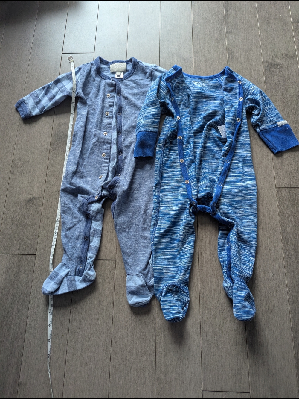 Coccoli Blue Mixed-Pattern Baby Footed One-Piece 6 M